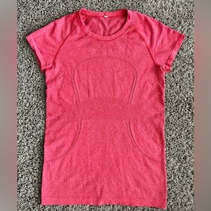 lululemon athletica Pink Short Sleeve Tee